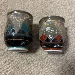 湯飲み 2個セット 陶器 和食器