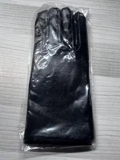 黒いレザー手袋