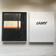 【未使用】LAMY 万年筆&モレスキンノート(ラージサイズ)ギフトセット
