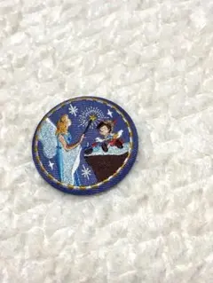 Disney 刺繍缶バッチ　ピノキオ