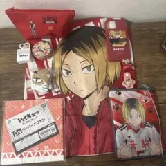 ハイキュー　孤爪研磨　10点セット　まとめ　ポーチ　枕カバー　黒尾鉄朗