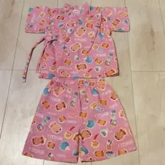 女の子　甚平　金魚柄　日本製