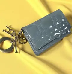 な*な様 クリスチャンディオール レディディオール キーケース パテントレザー