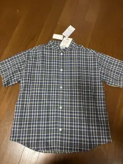 新品 R.L.B 半袖シャツ 130cm チェック柄