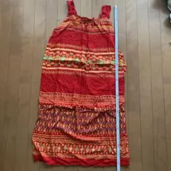 中古品　バリ　ワンピース　レーヨン
