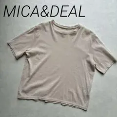 MICA&DEAL シアー　メッシュ　トップス　ベージュのサムネイル