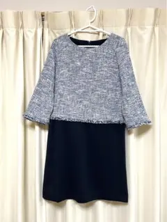 ツイード　ドッキング　ワンピース 11号