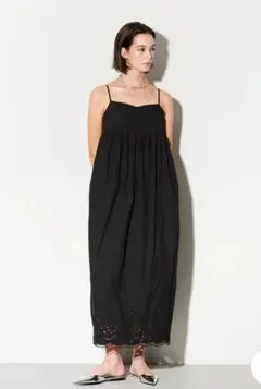 AMAN アマン　プロタゴニスタ　レースロングストラップドレス　LEE掲載