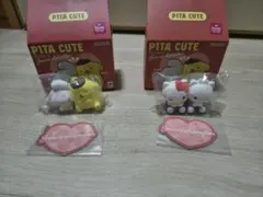 ぴたきゅーと　ハローキティ＆ディアダニエル、シナモロール＆ポムポムプリンのセット