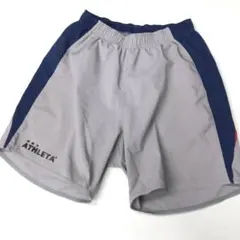 アスレタ ATHLETA ゲームパンツ グレー ネイビー レッド Sサイズ