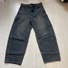 gu バレルレッグジーンズ 67blue