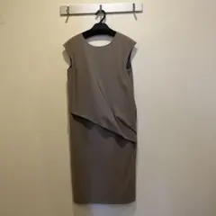 nano UNIVERSE ノースリーブひざ丈ワンピース