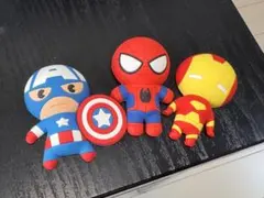 MARVEL スパイダーマン デッドプール キャプテンアメリカ ぬいぐるみセット MARVEL スパイダーマン デッドプール キーホルダー 4点セット - メルカリ