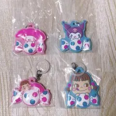 PEKO×サンリオキャラクターズぷっくりめじるしアクセサリー4個セット