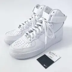 【美品】Nike Air Force 1 ホワイト ハイカット