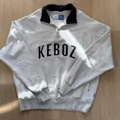 KEBOZ グレー ハーフジップ　トレーナー L