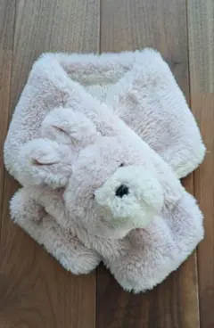 【送料込】うさぎ顔付きマフラー