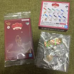 一番くじ くまのプーさん J賞プーさんのお尻アクリルチャーム&K賞ステッカー6枚