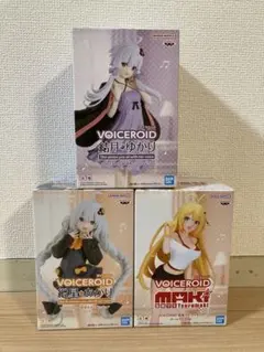 VOICEROID フィギュア 3体セット　結月ゆかり・弦巻マキ・紲星あかり