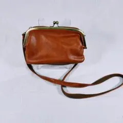 legato largo めっちゃ可愛い♪がま口 ショルダーバッグ キャメルのサムネイル