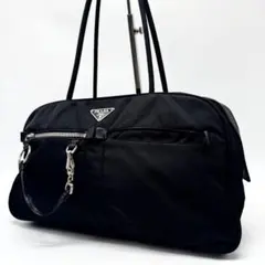 極美品✨PRADA トートバッグ ナイロン ミニボストン 黒 鍵 カナデ 2025年最新】プラダ ミニトートの人気アイテム - メルカリ