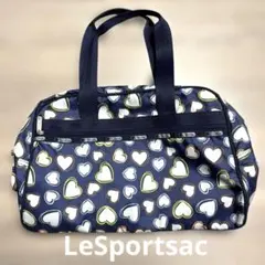 lesportsac ハート柄ボストンバッグ　ネイビーのサムネイル