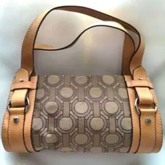 LANCEL❀モノグラム/本革ショルダーバッグ