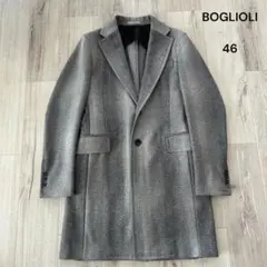 【美品】BOGLIOLI DOVER チェスターコート グレー オンブレ 46のサムネイル