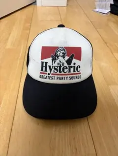 Hysteric トラッカーキャップ ホワイト/ブラック