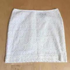 バナナリパブリック 総レースミニスカート