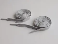MECOLO ほどけにくい靴紐 120㎝ (グレー)