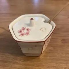 京都七味屋、七味屋　和食　七味入れ　さし・皿セット　アンティーク 京都七味屋、七味屋 和食 七味入れ さし・皿セット アンティーク