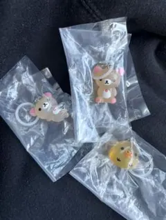 リラックマ　めじるしアクセサリー　コリラックマ　キイロイトリ　セット