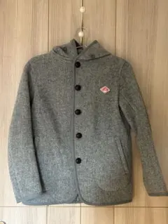 【冬物まとめ売りセール】 ダントンウールモッサフードジャケットグレー34サイズ