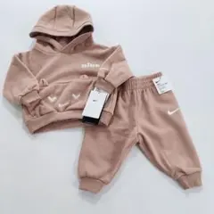 セットアップ　80cm NIKE キッズ　パーカー パンツ　裏起毛