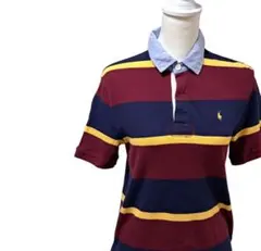 ポロ バイ ラルフローレン　ボーダー　ラガーシャツ風ポロシャツ
