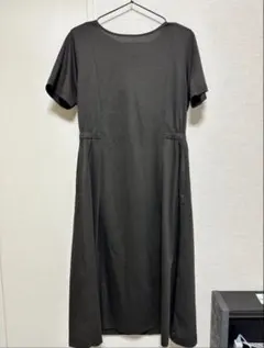未使用　CELERI ドゥーズィエムクラス　マキシワンピース　フレア　ブラック 未使用 CELERI ドゥーズィエムクラス マキシワンピース フレア