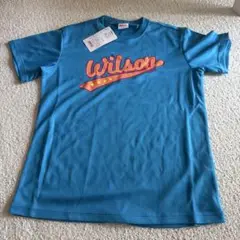 Wilson WRE7122 シアン Tシャツ Lサイズ