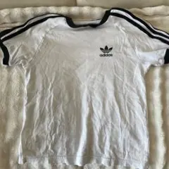 adidas ストライプ ホワイト Tシャツのサムネイル