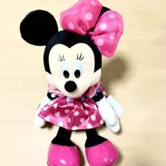 ディズニー ミニー ミニーの日 ピンク ぬいぐるみ リボン スクバ