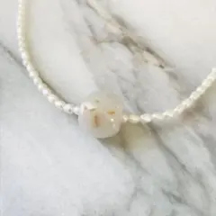 [P837-002］ 翡翠　ネックレス　天然石　ミャンマー産　オレンジ　パーツ