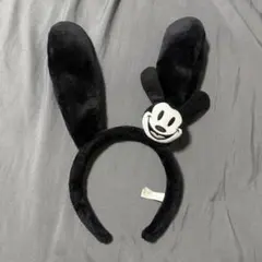 オズワルド ディズニー ランド シー カチューシャ 黒 ブラック うさ耳