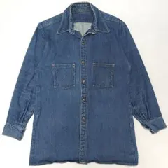 70年代 ヴィンテージ デニム シャツジャケット ブッシュジャケット ヒッピー