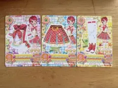 アイカツ オレンジルトコーデ 3枚セット