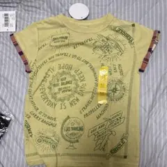 トラベル柄 キッズ 半袖Tシャツ 120cmのサムネイル