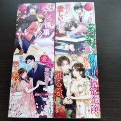 tl小説4冊セット エタニティ文庫、マーマレード文庫