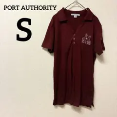 ★大セール★【S】バーガンディ ポロシャツ 半袖シャツ トップス