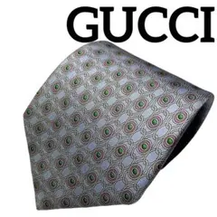 GUCCI ネクタイ　シルク100% MADE IN ITALY 水色
