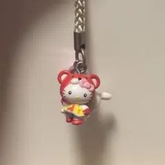 ご当地キティ　根付け　秋葉原限定　もえるるぶ　ハローキティ　ストラップ