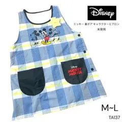 TA137 未使用 Disney ミッキーマウス キャラクター エプロン 裏ボア